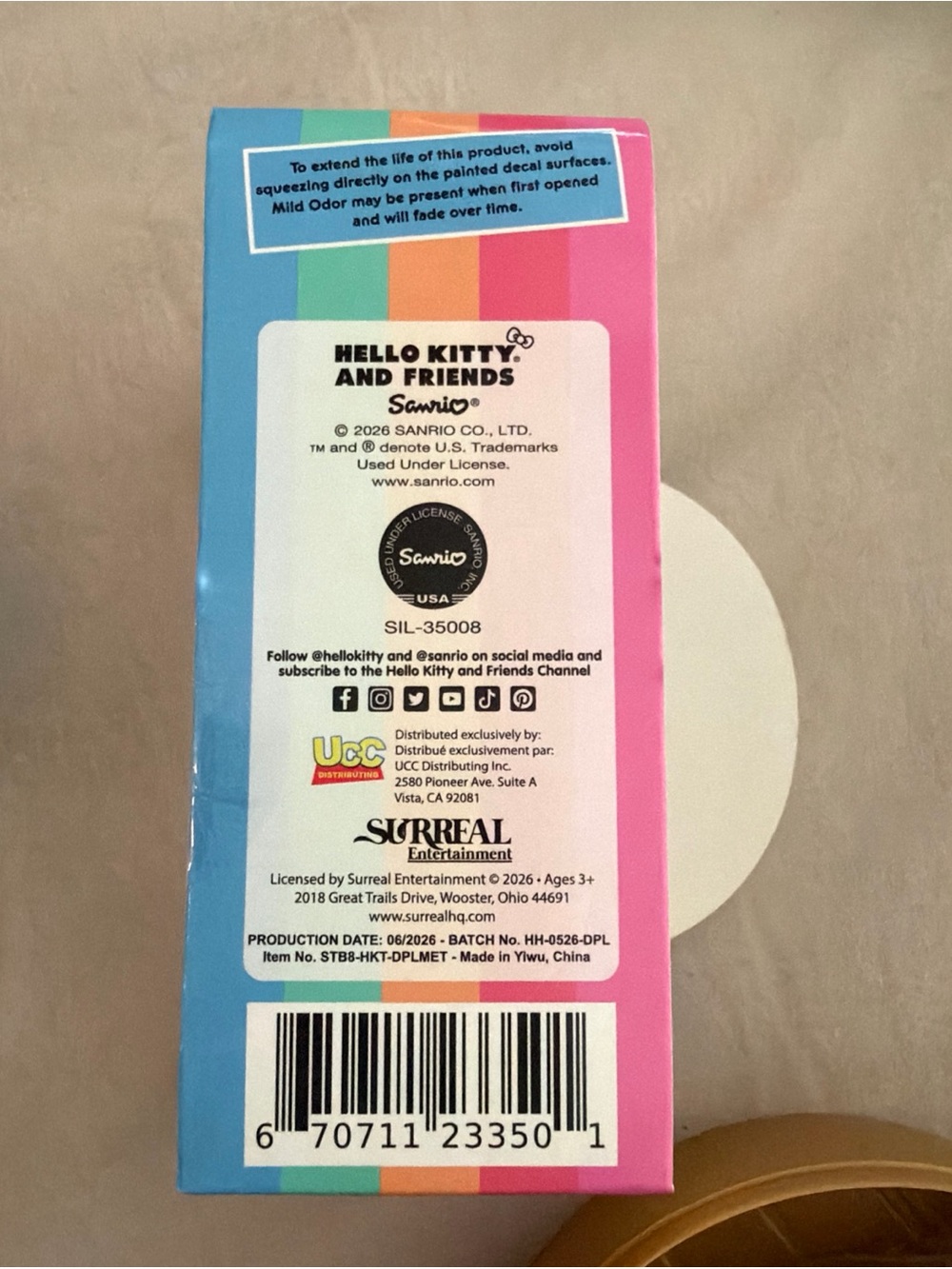 Hello Kitty metallic dumpling  - White with Pink Bow - Picture 4 of 10